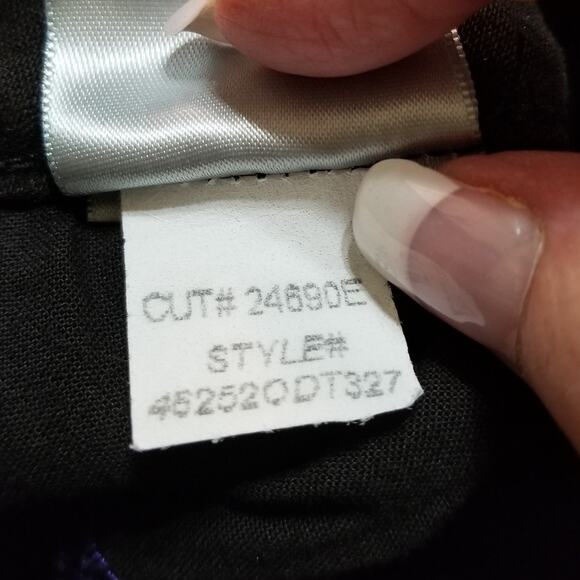 NYDJ Women’s Jeans Black Straight Leg Lift Tuck Jeans Stretch Size 14 - Picture 10 of 10